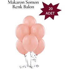 Lotus Party Makaron Somon Balon - 20 Adet Bebe Somon Balon