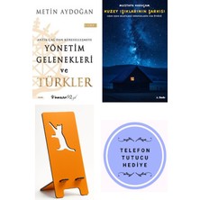 İnkılap Kitabevi Yönetim Gelenekleri ve Türkler 1.cilt-Antik Çağ... - Metin Aydoğan + Kuzey Işıklarının Şarkısı + Telefon Tutucu