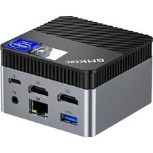 GMKtec G5S Intel N5095 Işlemci, 8gb Ddr4 Ram, 128GB M.2 Ssd, 2x Hdmı, 3x USB 3.2, Gigabit Ethernet, Wi-Fi 5+Bt 4.2, WIN11 Pro Ultra Mini PC(GTC-G5S)