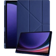 Zenviaa Samsung Galaxy X730 Tab S11 Kalemlikli Mars Tablet Kılıfı - Lacivert ZENVIAA365423