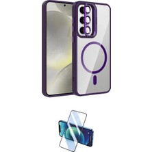 Marsilyan™- Galaxy S24 Fe Kılıf Yadigar Asil Koleksiyonu - Siyah 3D Antistatik Seramik Nano Ekran Koruyucu
