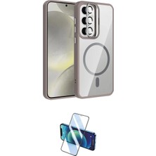 Marsilyan™- Galaxy S24 Fe Kılıf Yadigar Asil Koleksiyonu - Siyah 3D Antistatik Seramik Nano Ekran Koruyucu