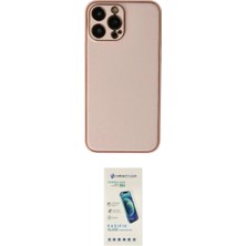 Marsilyan™- iPhone 13 Pro Max Kılıf Yadigar Klasik - Şeffaf Pasifik Cam Ekran Koruyucu