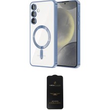 Marsilyan™- Galaxy S23 Plus Kılıf Nova Işık Özel Seri - Siyah 6d Antistatik Mat Seramik Hayalet Nano Ekran Koruyucu