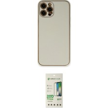 Marsilyan™- iPhone 12 Pro Max Kılıf Yadigar Klasik - Siyah 20D Premium Cam Ekran Koruyucu