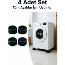 Nemere Kaymaz Tabanlı 4 Adet Makine Ayak Yükseltici