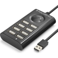 Nemere USB Hub 8 Port 480 Mbps 1 M Siyah HDX7052