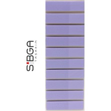 Sibga Tasarım Şeffaf Eflatun Renkli Postit Post-It Post It. Kitap Ayracı Ayraç Postit Sticker Not Kağıdı