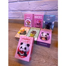 Magicway Mini LEGO Bricks Sevimli Karakterler Mini Blok Yapım Seti Mikro LEGO Eğitici Figürler (Kanatlı Mavif Figür)