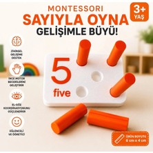 Ertu Neşeli Sayılar / Montessori Eğitici Oyuncak / Aktivite Seti