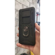 Vendas Ucuzluk Çadırı Xiaomi Poco X3 Uyumlu Kamera Korumalı Zırh Kılıf - Siyah
