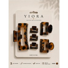 Yiora 6li Mandal Toka Ithal Premium 1 Adet Büyük Boy 2 Adet Orta Boy 3 Adet Küçük Boy