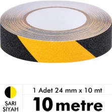 UniTape Sarı Siyah Kaydırmaz Bant 24 mm x 10 m İç ve Dış Mekân 1 ADET