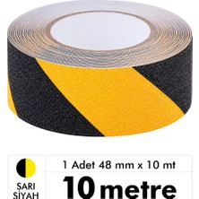 UniTape Sarı Siyah Kaydırmaz Bant 48 mm x 10 m İç ve Dış Mekân