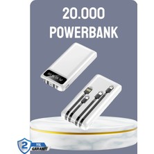 Astraltech Hızlı Şarj Destekli 20.000MAH Powerbank USB Type-C Lightning LCD