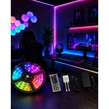 Astraltech 5 Metre Rgb LED Şerit Kumandalı 5050 Renk Değiştiren LED Strip
