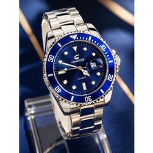 Chaxigo Çelik kordonlu, Rolex modeli, takvim göstergeli, su geçirmez, 2 yıl garantili Erkek Kol Saati