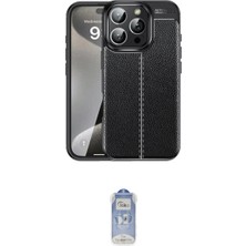 Marsilyan™- iPhone 16 Pro Max Kılıf Doruk Klasik Özel Seri - Siyah Joko Magic 5d Cam