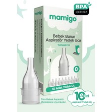 Mamigo Burun Aspiratörü Yedek Uç (10 Adet) I Tüm Markalara Uyumlu