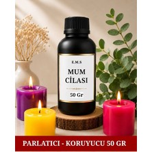 E.M.S 50 GR MUM CİLASI KALICI VE İPEKSİ PARLAKLIK PÜRÜZSÜZ DOKU.