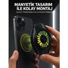 Nemere Ithalat Soğutma Teknolojili Rgb Işıklı Telefon Soğutucu