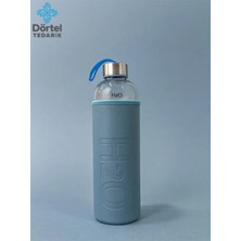 Tohana H2o Deri Kılıflı Cam Matara 500 Ml Pembe
