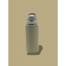 Tohana H2o Deri Kılıflı Pipetli Cam Matara 500 Ml Haki