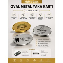 İstanbul Plaket Kişiye Özel Metal Yaka Kartı 24