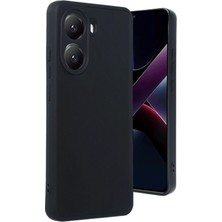 Muratech Newface Xiaomi Poco X7 Pro Kılıf Aras Deri Kapak - Siyah