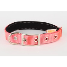 Gees Köpek Boyun Tasması 2,5X46-56 cm Pembe