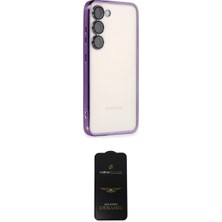Marsilyan™- Galaxy S23 Plus Kılıf Vadi Minimal - Siyah 6d Antistatik Mat Seramik Hayalet Nano Ekran Koruyucu