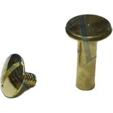 Hace Bazaar Cilt Menü, Katalog, Kartela Vidası, 13MM - Sarı, 100 Adet
