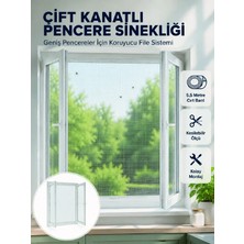 Hace Bazaar Çift Kanatlı Pencere Filesi Cırt Bantlı Sineklik Kolay Takılır