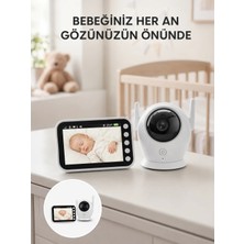 Hace Bazaar 4.5 Inç Ekranlı Gece Görüşlü Bebek Kamerası ve Monitörü Yeni Nesil