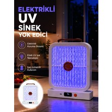 Hace Bazaar Elektrikli Sinek Öldürücü Uv Işıklı Masaüstü Cihaz Beyaz Renk