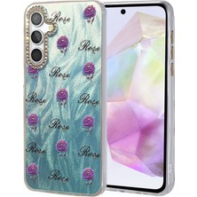 Muratech Newface  Galaxy A35 5g Kılıf Blade Aynalı Desenli Kapak - Desen 9