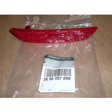 TŞT Renault Clio Arka Tampon Reflektörü Hatchback  Sağ 2011- (Oem No:  265605789R)