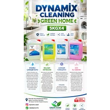 Dynamix Wash 4'lü Ev Temizlik Seti 20 kg - El Sabunu - Elde Bulaşık - Kıvamlı Çamaşır Suyu - Çamaşır Yumuşatıcı