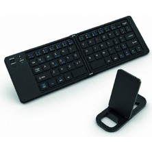 Just Cheap Store Katlanır Bluetooth Klavye Telefon Tablet Laptop Uyumlu Kablosuz Klavye