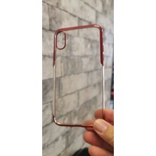 Vendas Ucuzluk Çadırı iPhone XS Max Uyumlu Shining Silikon Kılıf - Kırmızı