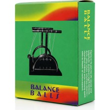 Larimar Balance Balls Orta Newton - Metal Denge Topları Masa Üstü (5177)