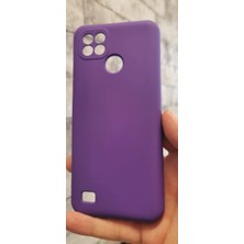 Vendas Ucuzluk Çadırı Realme C21 Uyumlu Lansman Silikon Kılıf - Mor