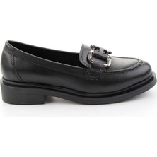 Bambi Siyah  Kadın Loafer Ayakkabı K01257068209