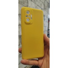 Vendas Ucuzluk Çadırı Redmi Note 10 Pro Uyumlu Lansman Silikon Kılıf - Sarı