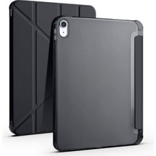 Abatech iPad 11.nesil A16 11INÇ/10.NESIL 10.9 Inç Ile Uyumlu Kalemlikli, Uyku Modlu, Mıknatıslı, Üçgen Standlı, Darbeye Dayanıklı Kaplama Akıllı Kılıf