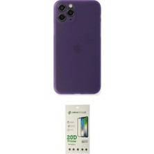 Marsilyan™- iPhone 11 Pro Kılıf Yadigar Yansıma Serisi - Siyah 20D Premium Cam Ekran Koruyucu