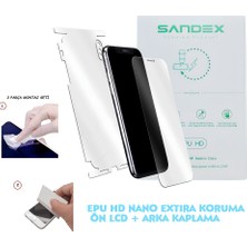 Honor Magic 8 Pro Nano Ekran Koruyucu + Full Arka Kaplama Set Esnek Ultra Ince - Sandex - Epu Hd