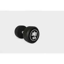Alin Sport 55 kg Kauçuk Kaplı Profesyonel Olimpik Dumbbell ( Dambıl ) – Beyaz Alin