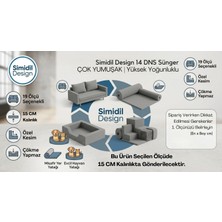 Simidil Design 14 Dns Yumuşak Sünger - 15 cm Kalınlık Yüksek Yoğunluklu 19 Ölçü Seçenekli - Döşemelik Sedir, Minder, Yatak ve Evcil Hayvan Süngerleri