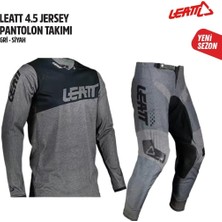 Leatt Gri Siyah Jersey Pantolon Takımı